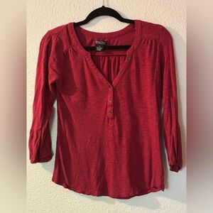 Dark pink XS lucky brand blouse